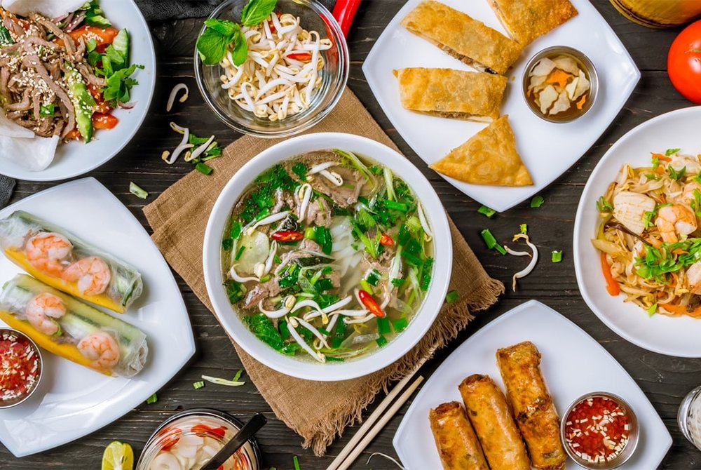 Typical Vietnamese dishes
