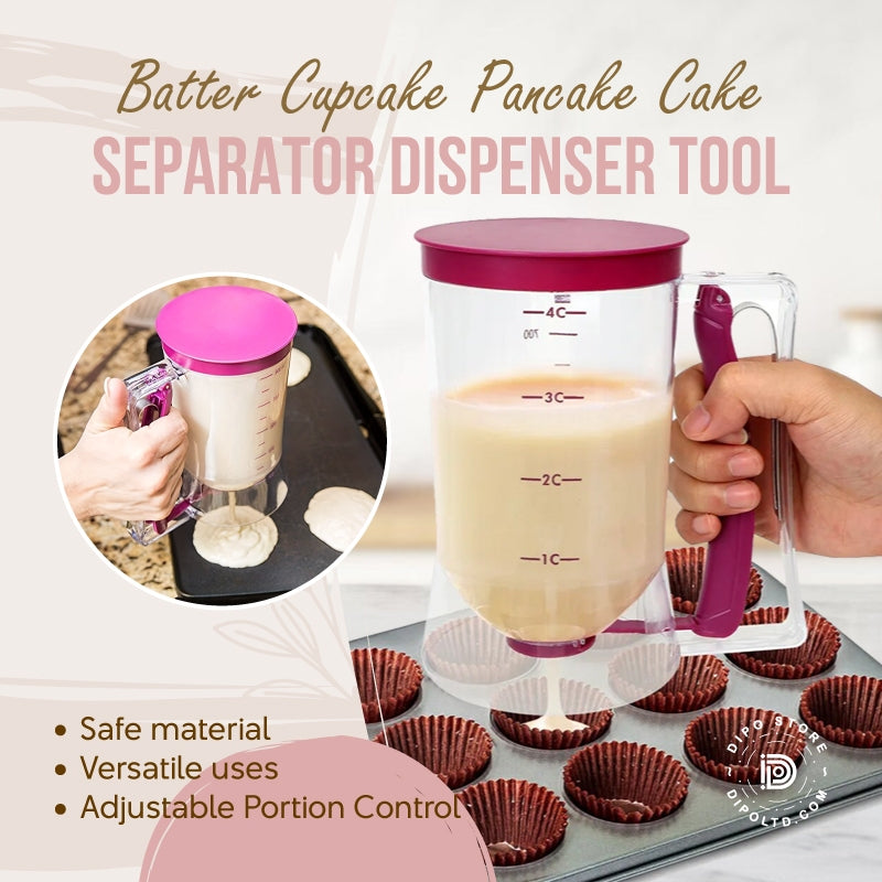 🧁 Dipo® Batter Cupcake Pancake Cake Separator Dispenser Tool - 50% OFF