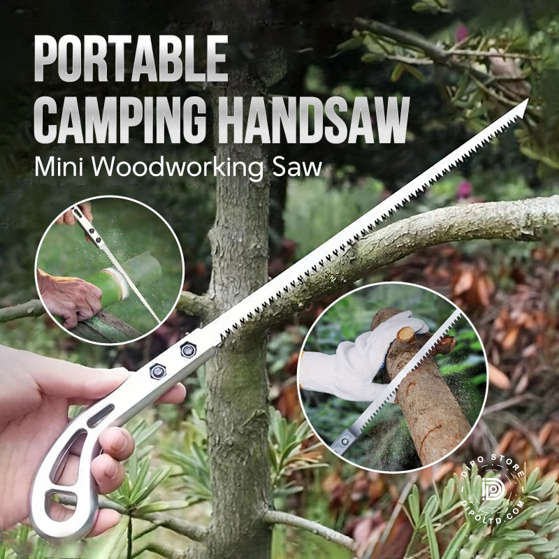 Portable camping handsaw