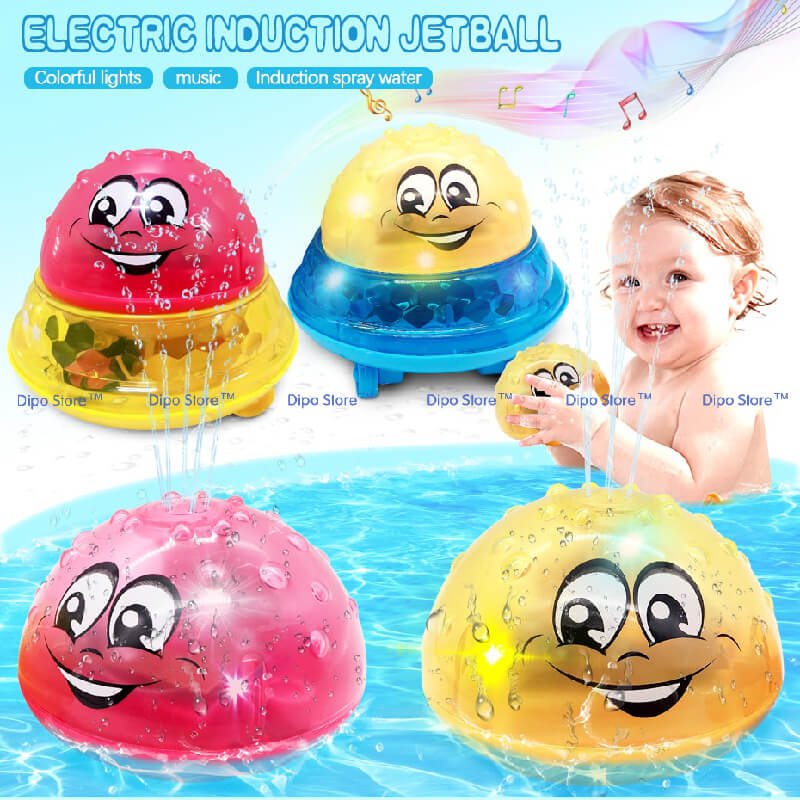 Electric Induction Sprinkler Water Spray Ball 🛀 Bath Toy 🛀