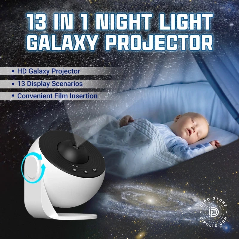 13 in 1 Night Light Galaxy Projector