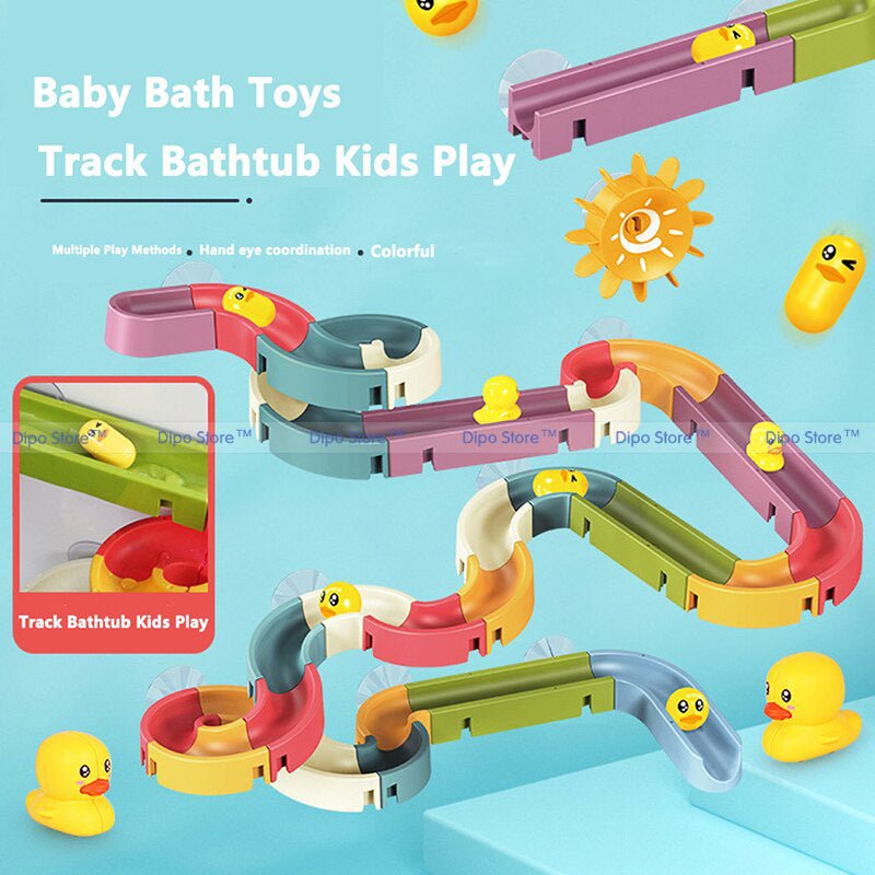 Assembling Track Bathroom Bathtub Kids